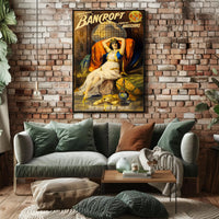 Vintage Theatrical Poster with Exotic Oriental Mystique