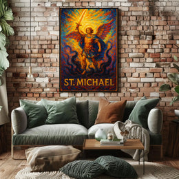 Archangel Michael Art poster