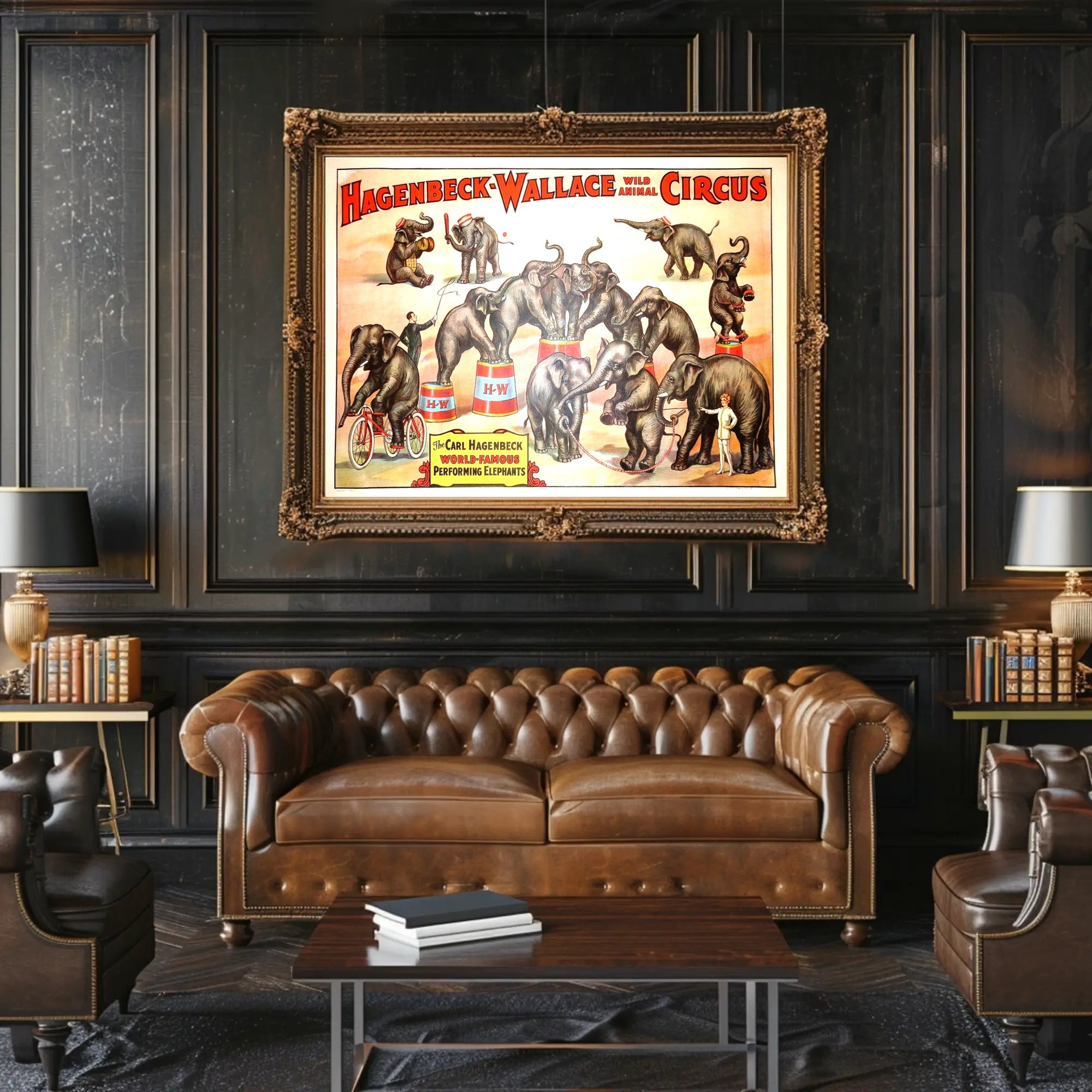 Hagenbeck-Wallace Wild Animal Circus Poster