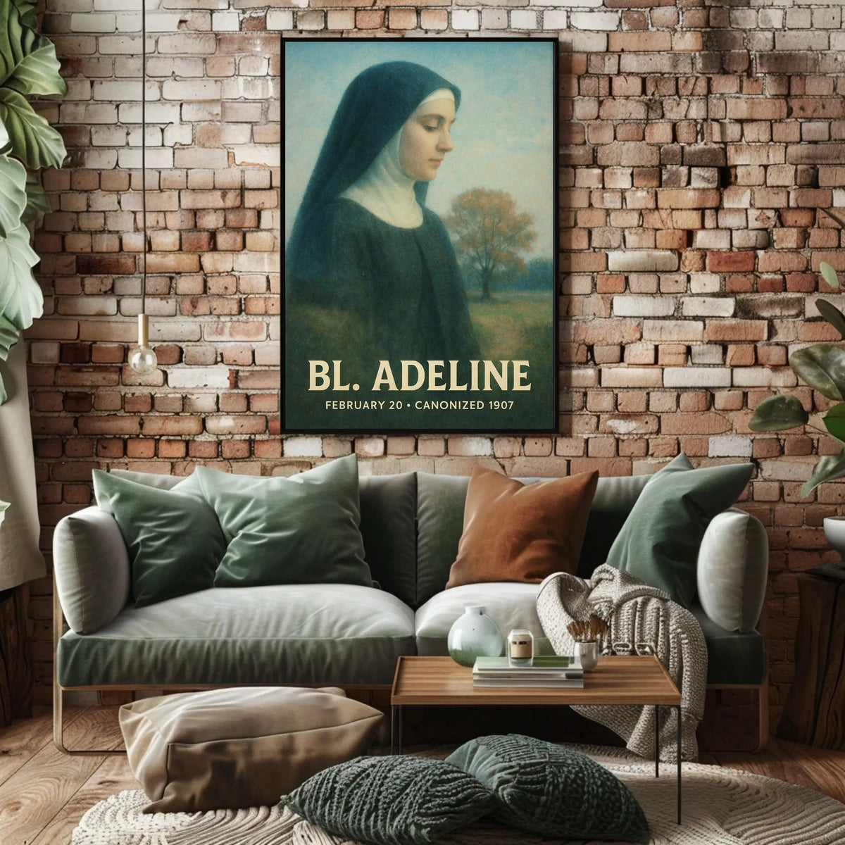 Bl. Adeline Canonized 1907 Poster