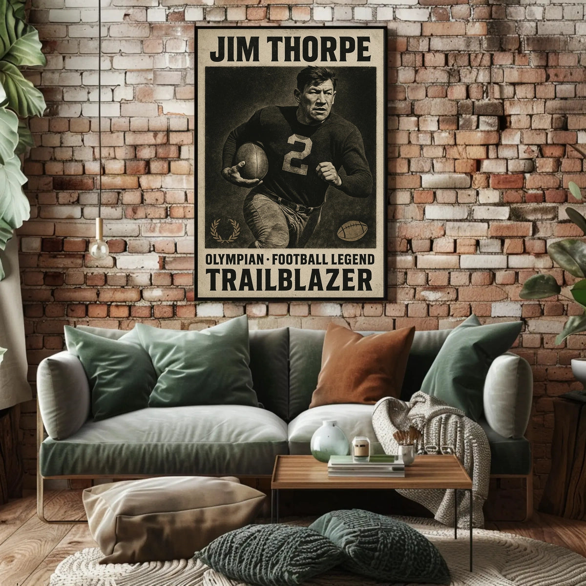 Jim Thorpe Legendary Trailblazer Poster