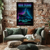 USS Texas Battleship Valor Historical or Presidential Poster