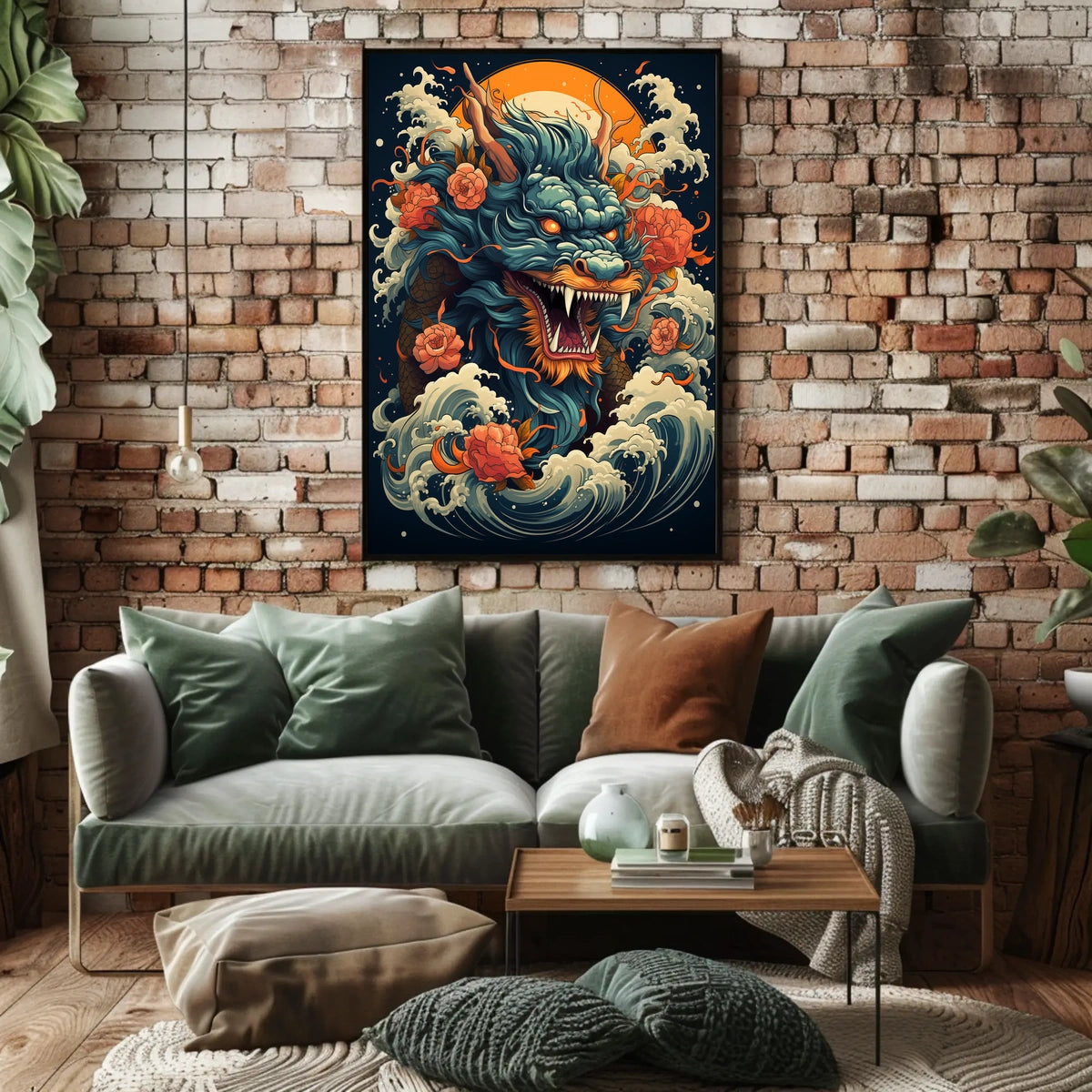 Dragon Of The Waves Poster