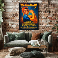 Icon of Strength and Determination Poster