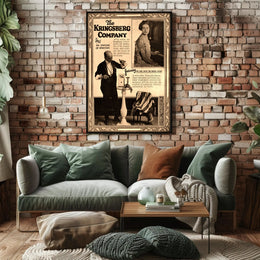 The Kringsberg Company Séance Exposé Vintage Cultural Poster