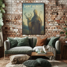 Saint Hubert Patron Saint Of Hunters Poster