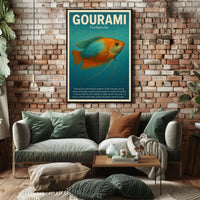 Gourami A Photorealistic Exploration Poster