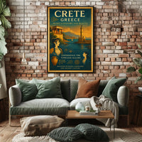 Crete, Greece Heart of History and Beauty Poster