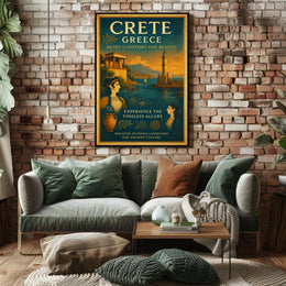 Crete, Greece Heart of History and Beauty Poster