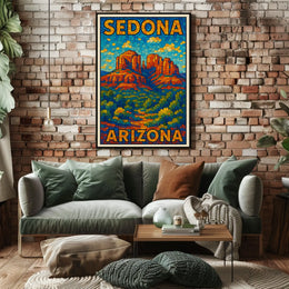 Sedona, Arizona Mosaic Poster