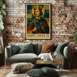 Saint Louis Ix King Of France Poster