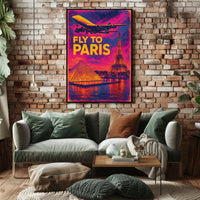 Fly To Paris Poster