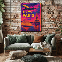Fly To Paris Poster