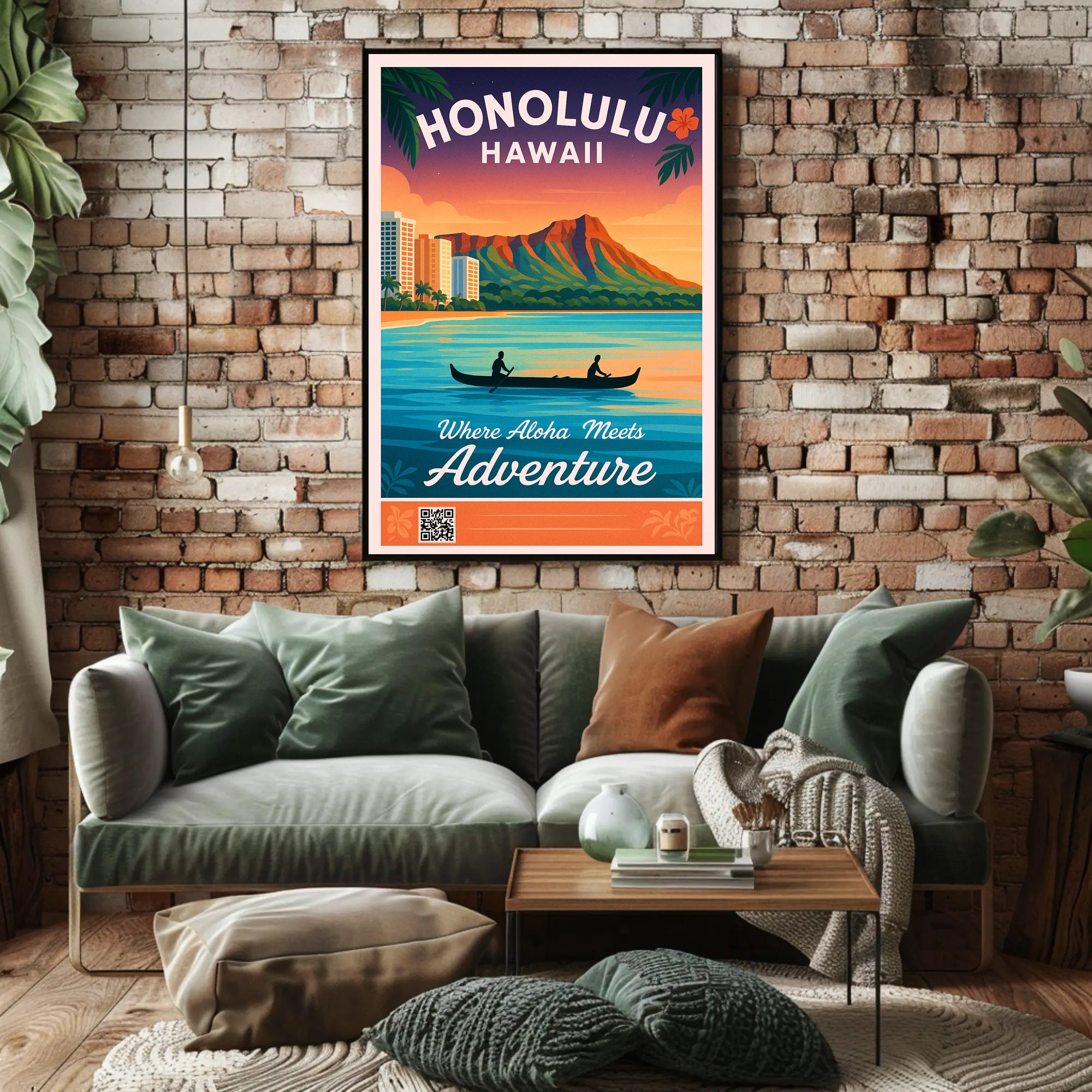 Honolulu Adventure Poster PosterGoat