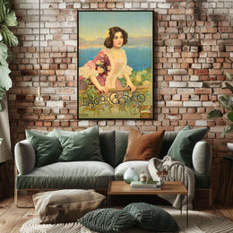 Lago Di Como Vintage Elegance Vintage Poster
