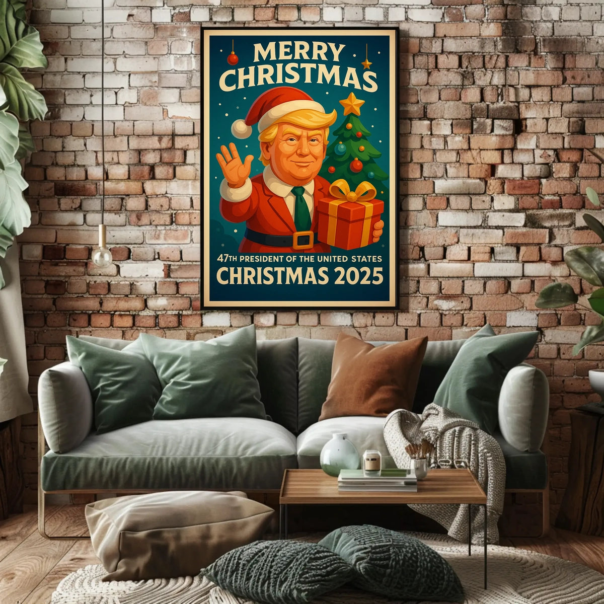 47th President Christmas 2025 Poster
