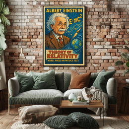 Albert Einstein Nobel Prize In Physics Poster