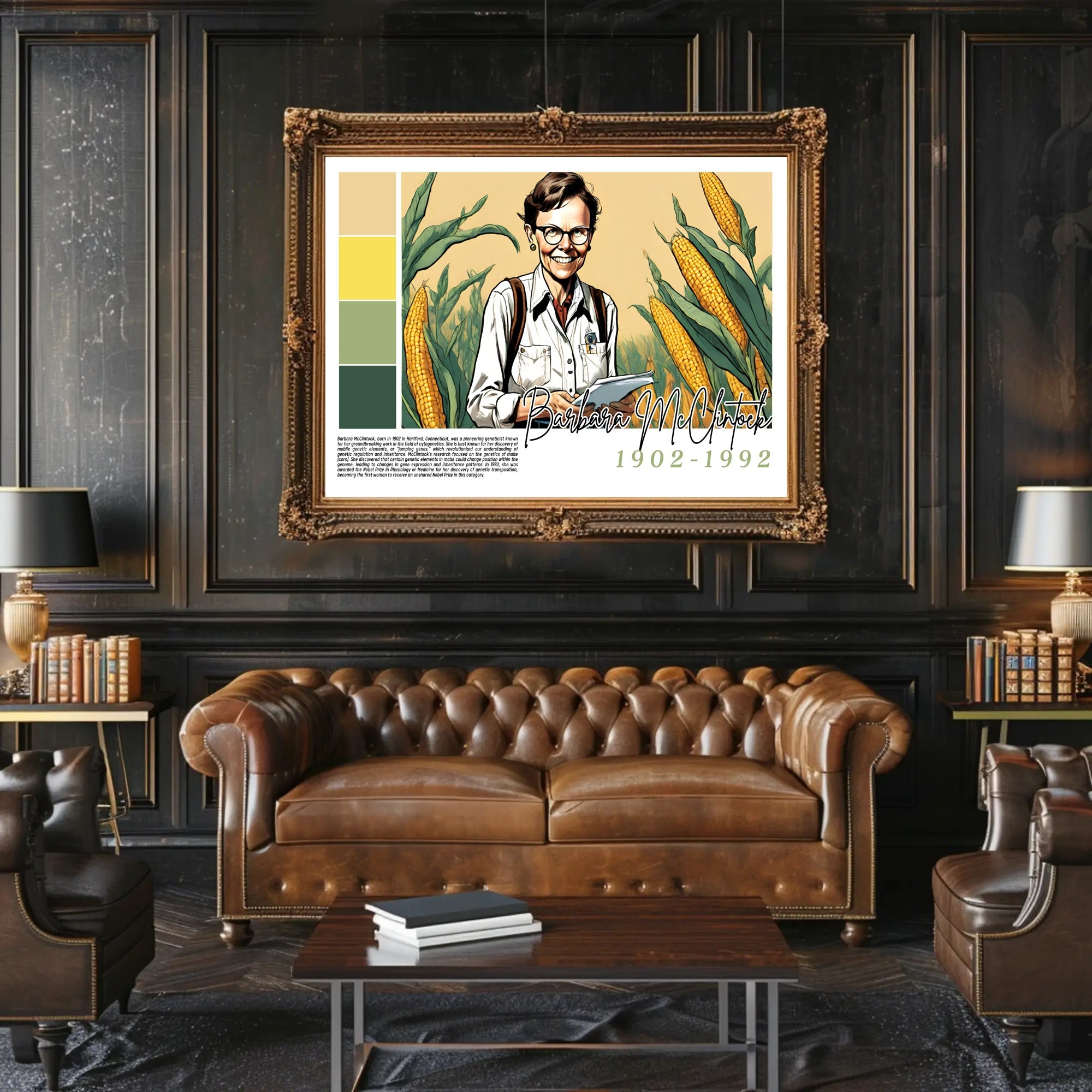 Tribute to a Genetic Pioneer Poster