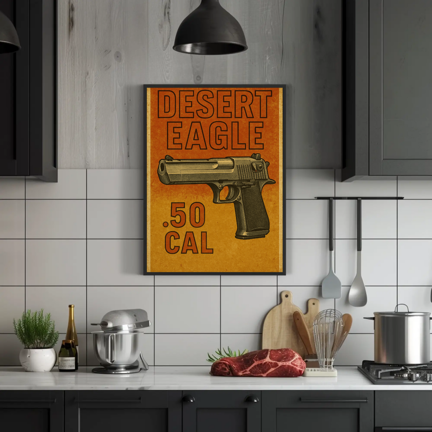 Desert Eagle 50 Cal Gun Poster