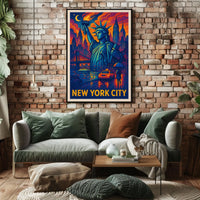 New York City Iconic Landmarks Poster
