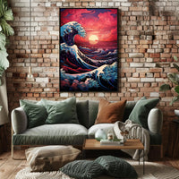 Waves Of Color Poster PosterGoat