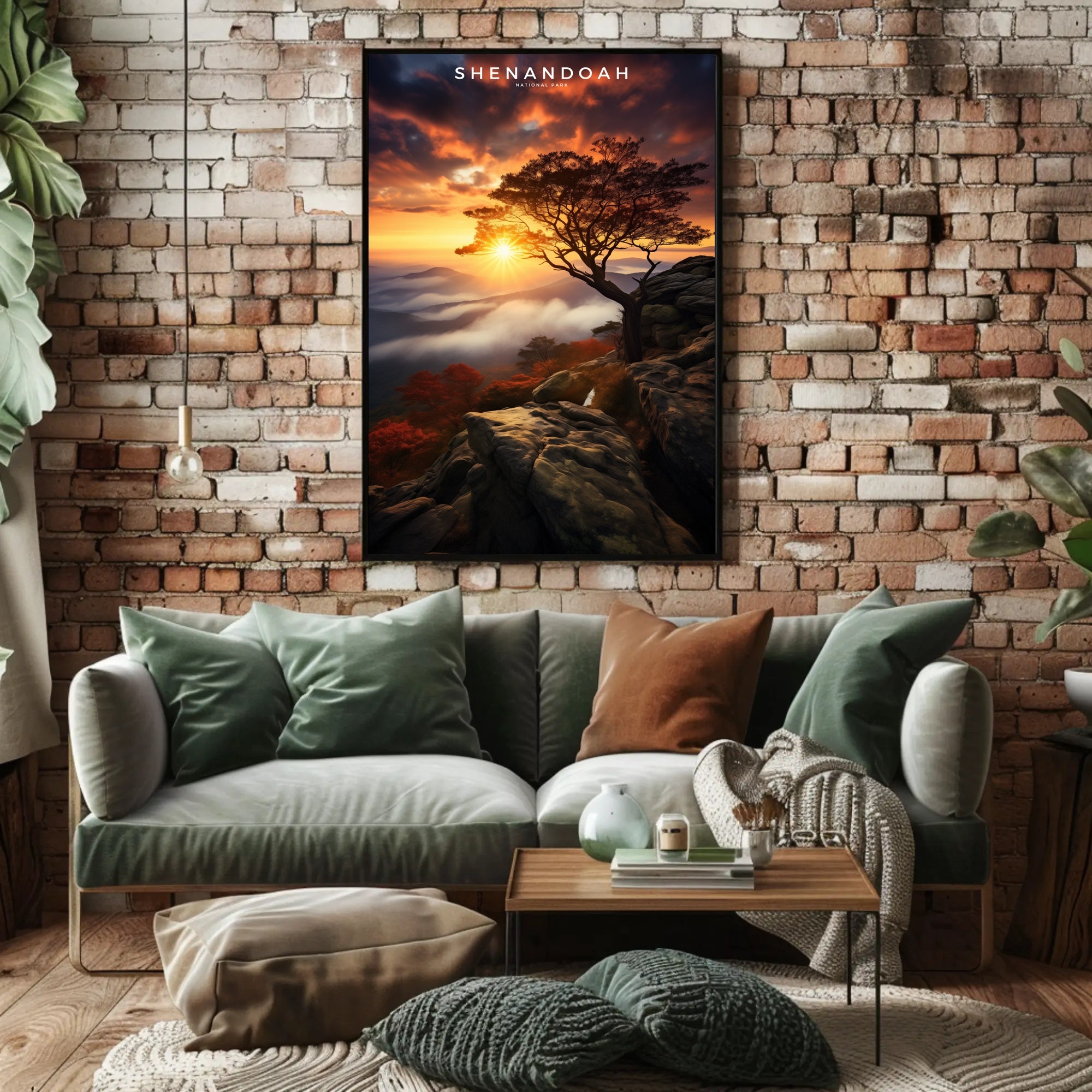 Shenandoah National Park Sunset Poster Print