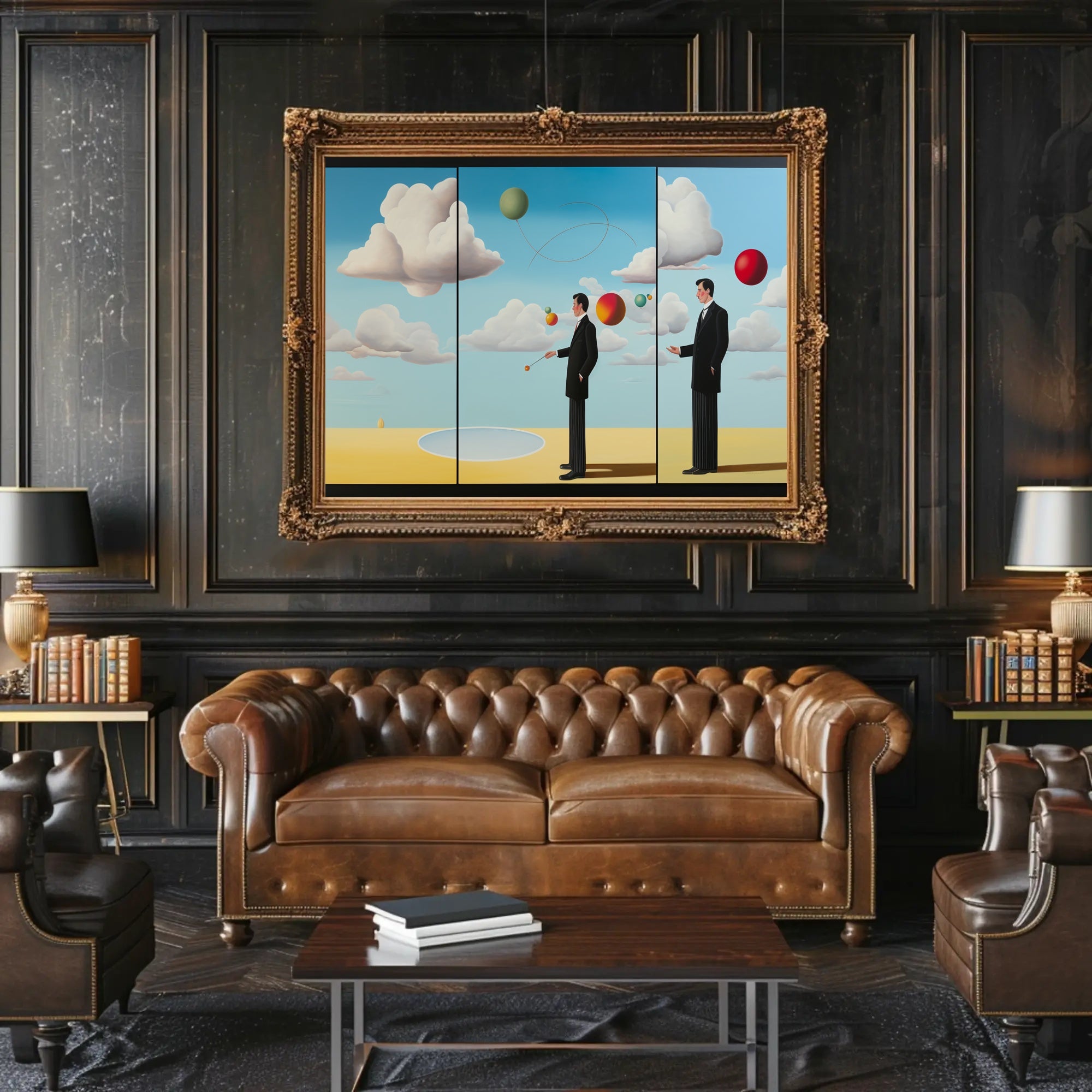 Surreal Dreamscape Explosion: Abstract or Artistic Poster