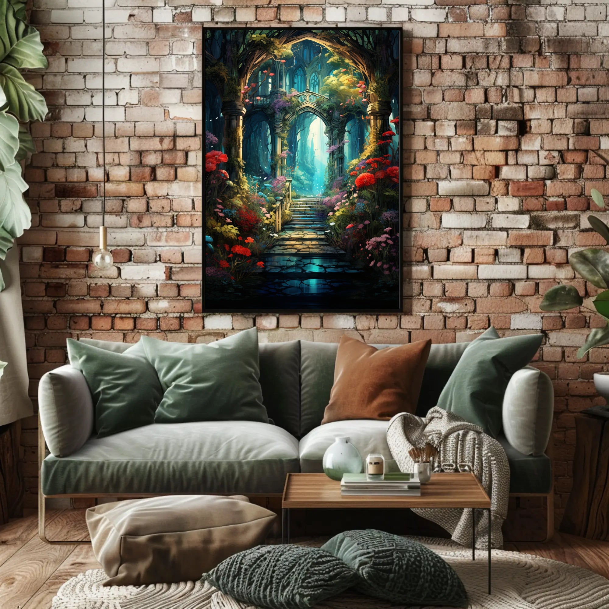 Enchanted Forest Pathway Poster