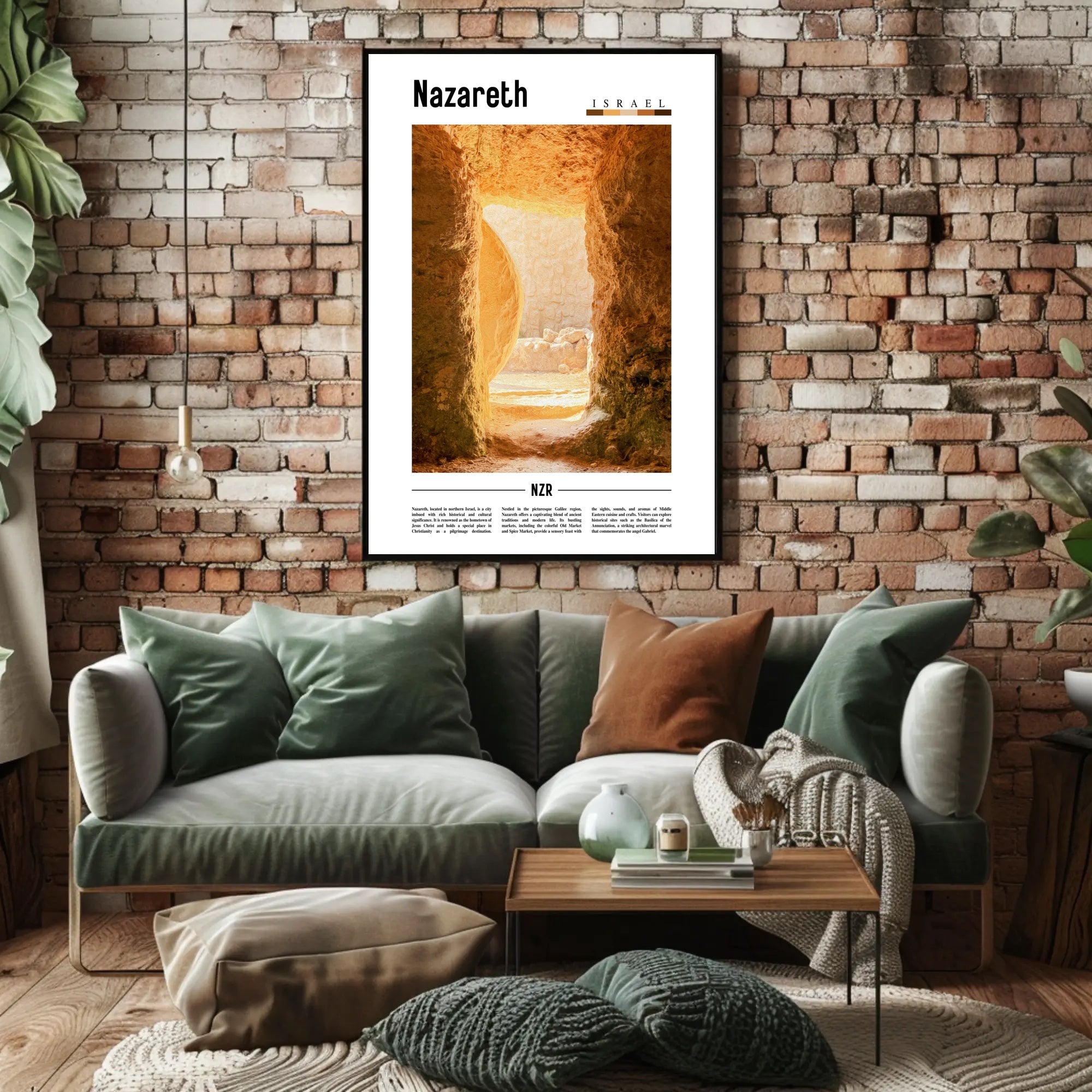 Nazareth Pilgrimage Cultural Heritage Poster PosterGoat