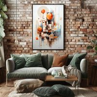 Abstract Geometric Composition Abstract Poster PosterGoat