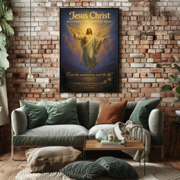 Jesus Christ Resurrection Dawn of Hope Poster PosterGoat
