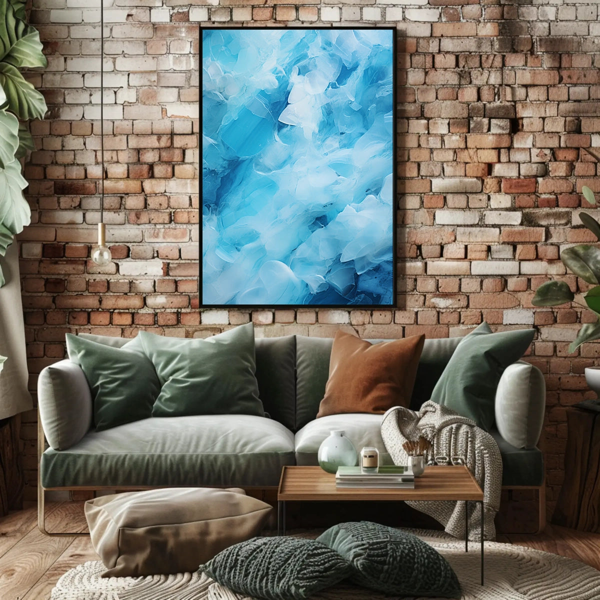 Abstract Ice Formations Abstract Poster