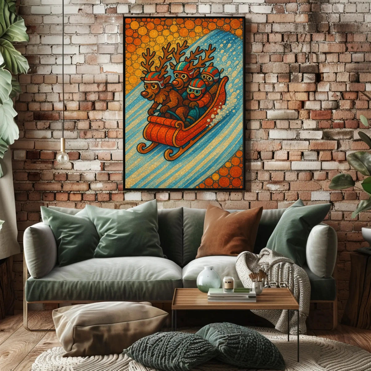 Reindeer Racing Adventure Poster