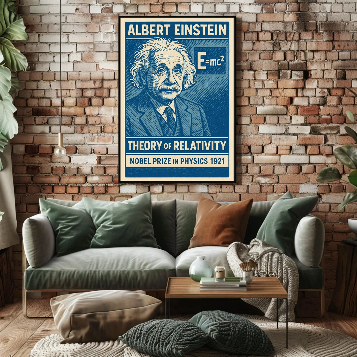 Albert Einstein Theory Of Relativity Poster