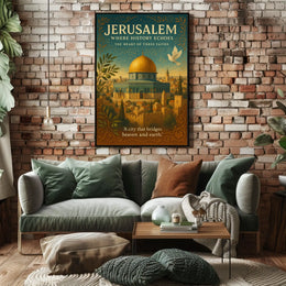 Jerusalem Where History Echoes Poster