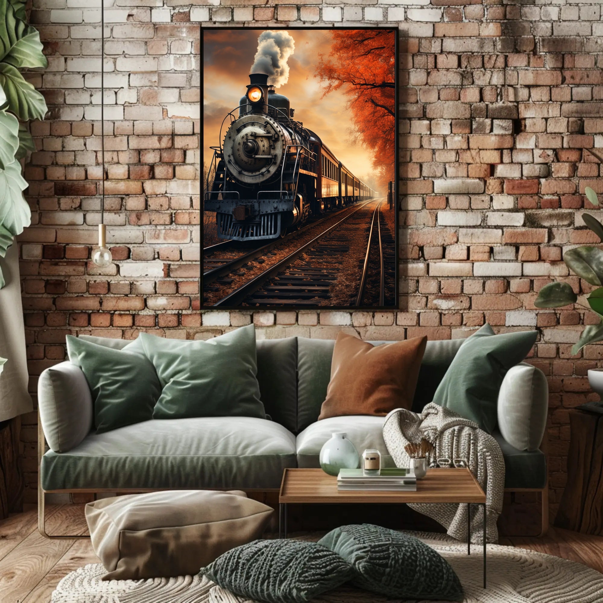 Autumn Steam Journey Poster