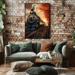 Autumn Steam Journey Poster
