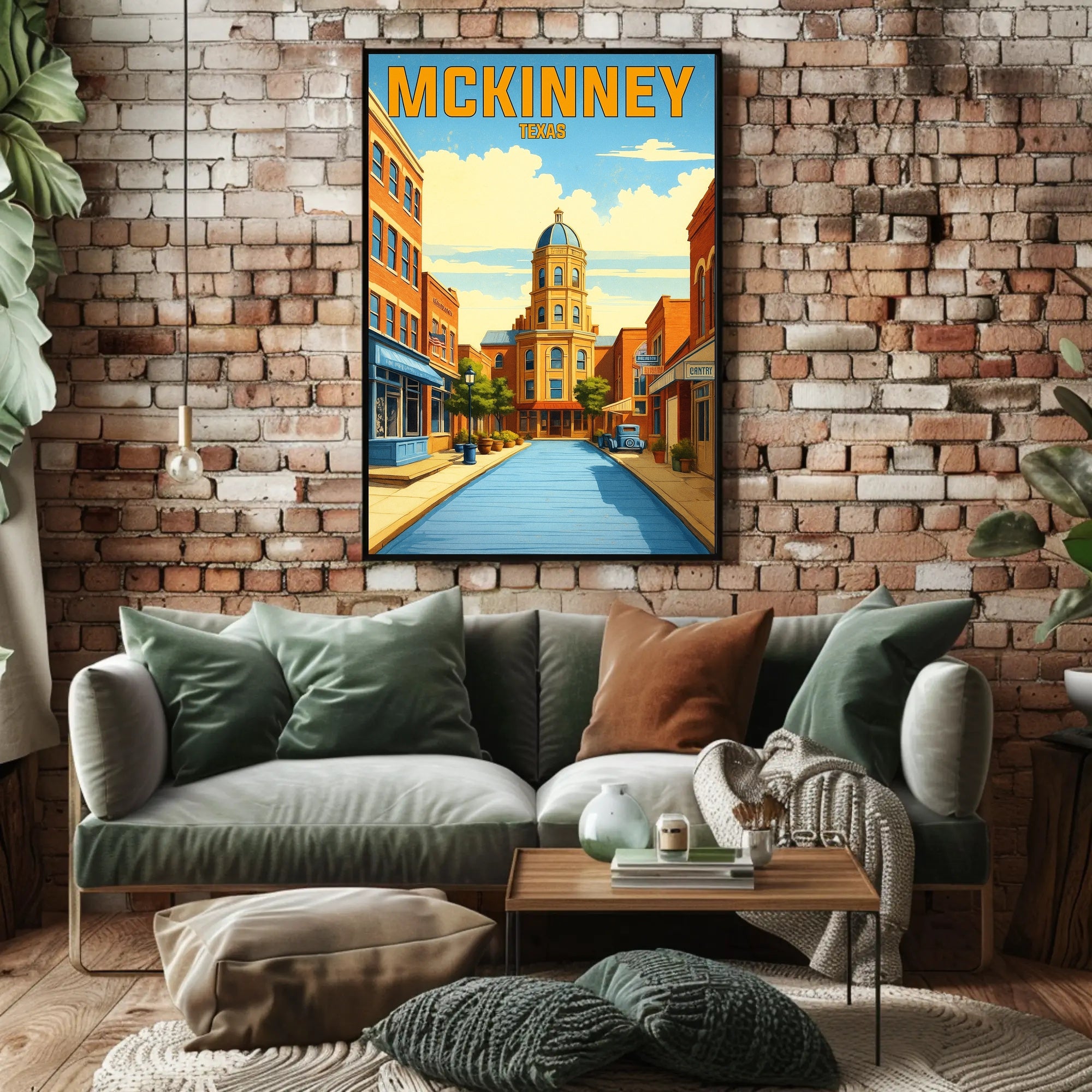 McKinney, Texas Poster PosterGoat