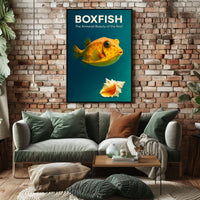 Boxfish The Armored Beauty of the Reef Poster