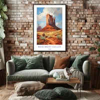 Monument Valley Adventure Awaits Travel Poster PosterGoat