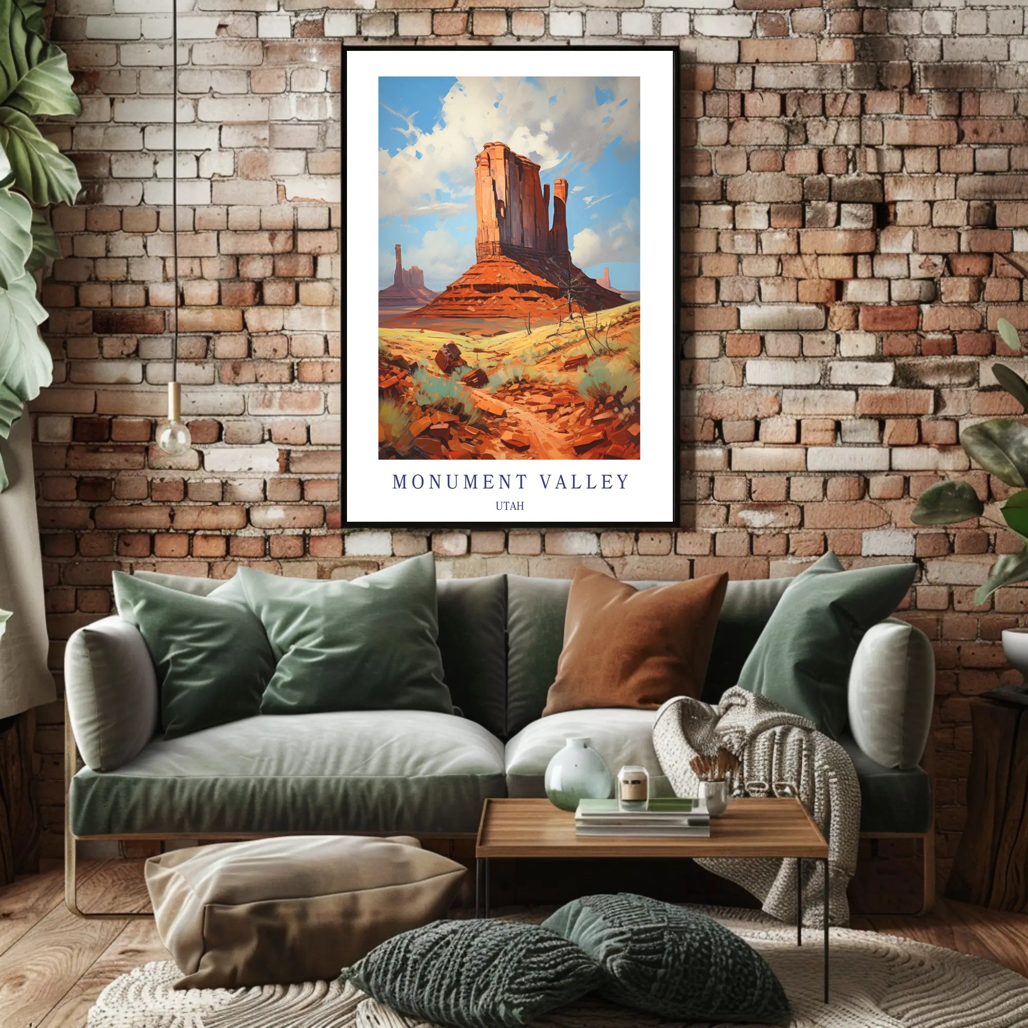 Monument Valley Adventure Awaits Travel Poster PosterGoat