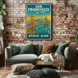 Pan Am San Francisco Poster