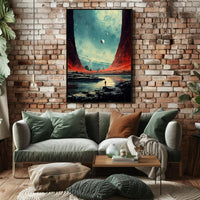 Cosmic Landscape Exploration Poster PosterGoat