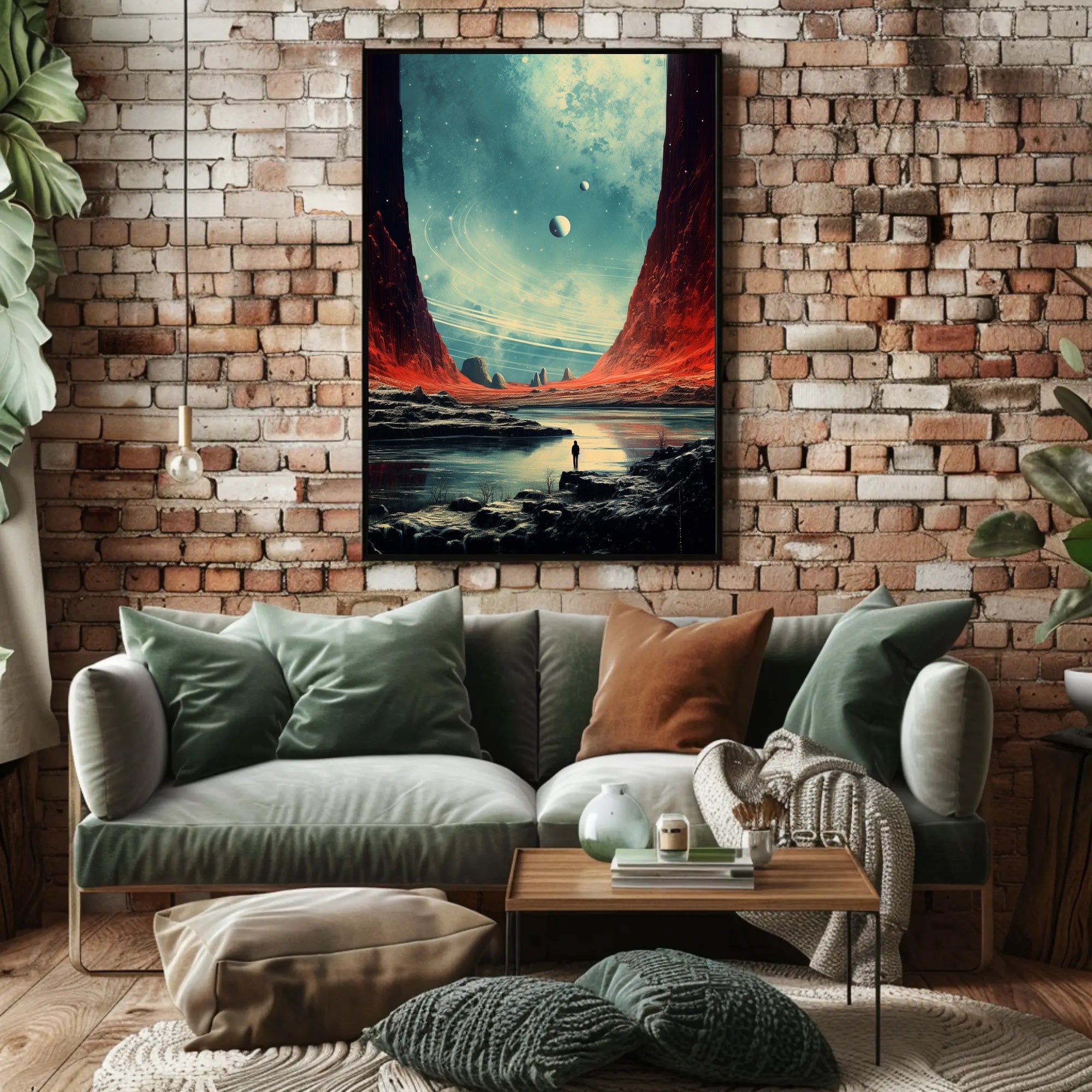 Cosmic Landscape Exploration Poster PosterGoat