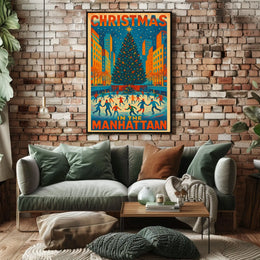 Christmas in Manhattan Poster