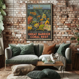 The Marine Wonders Of The Great Barrier Poster