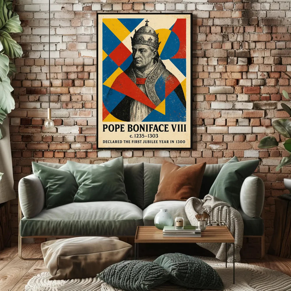 Pope Boniface VIII Historical Religious Art Poster