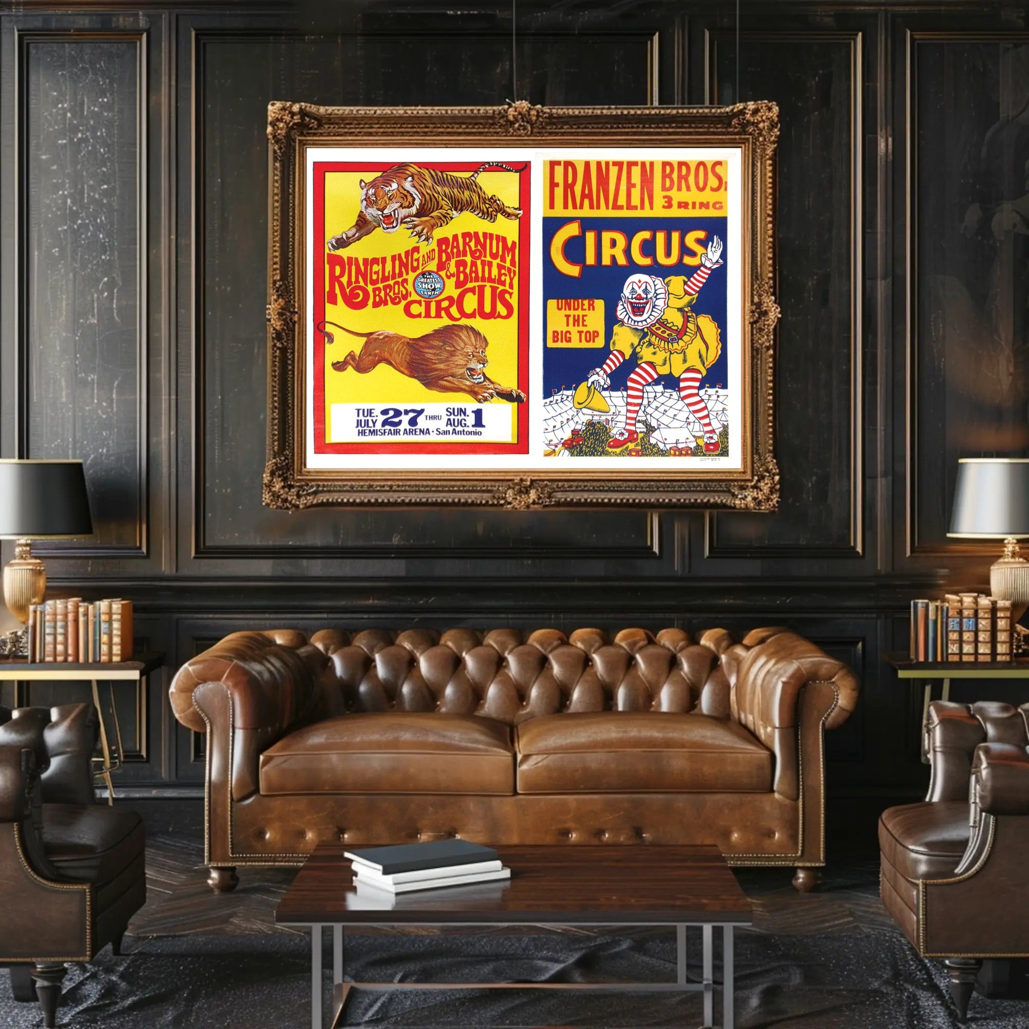 Classic Circus Posters Poster
