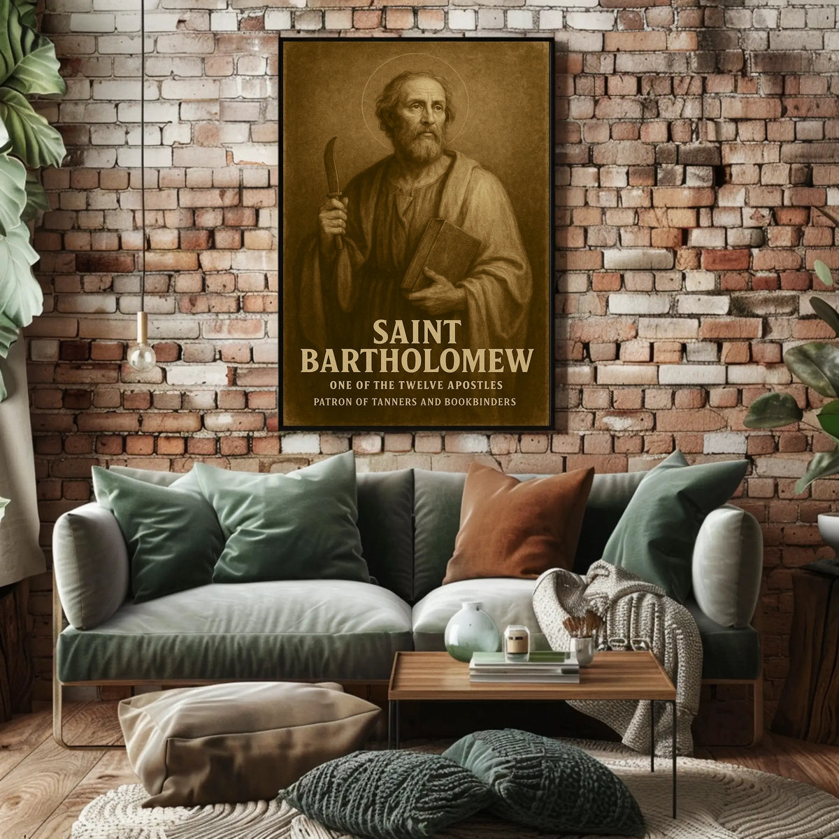 Saint Bartholomew Apostle And Patron Poster