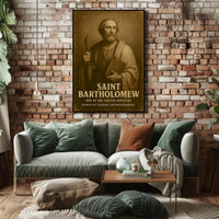 Saint Bartholomew Apostle And Patron Poster